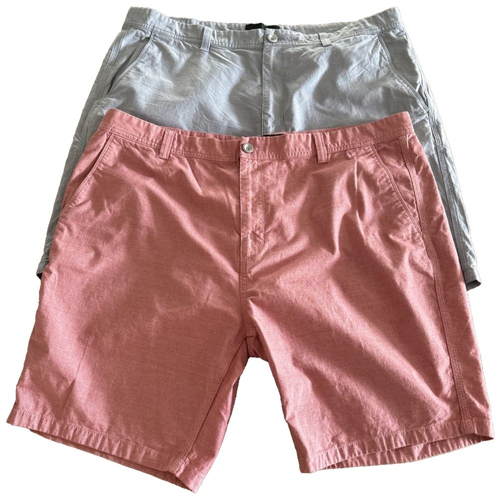 Rodd & Gunn The Gunn Shorts Lot 2 Men’s 40 Red Blue 9” Inseam Original Fit